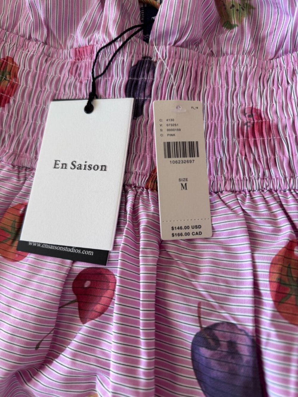 En Saison Women's Fruit Medley Maxi Dress - Medium - NWT - Picture 5 of 6